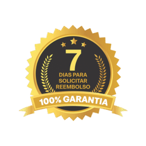 Selo de garantia: 7 dias para solicitar reembolso, 100% garantia
