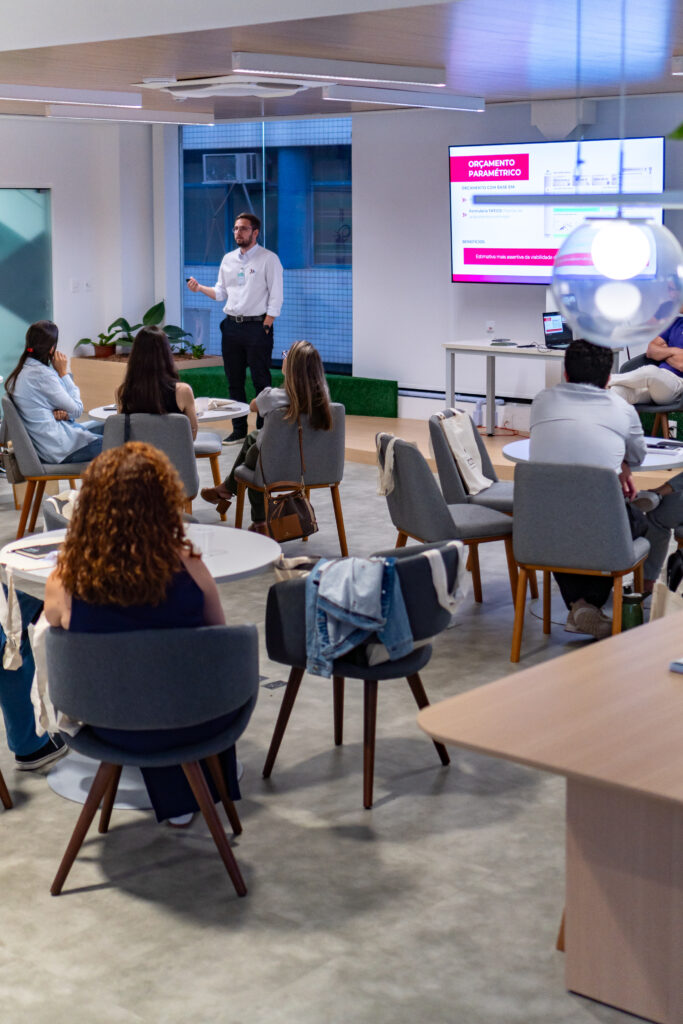 Workshop Escritório de Projetos da TÁTICO com apresentação sobre Orçamento Paramétrico
