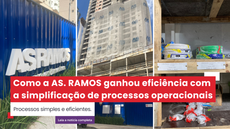 Como a AS. RAMOS ganhou eficiência com a simplificação de processos operacionais