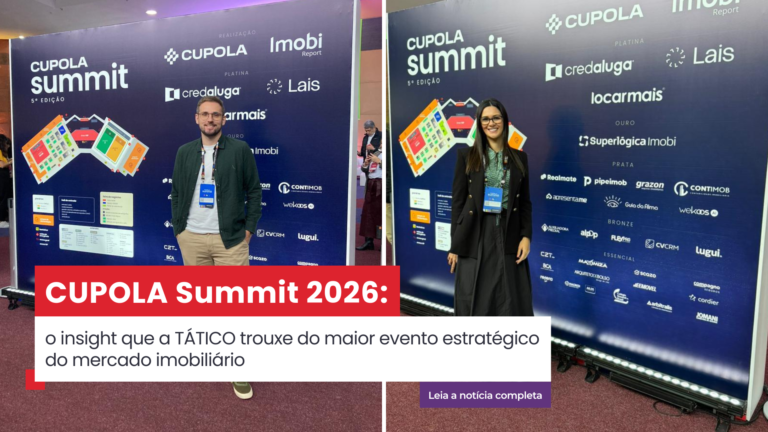 CUPOLA Summit 2026: o insight da TÁTICO sobre Gestão de Custos e decisão comercial