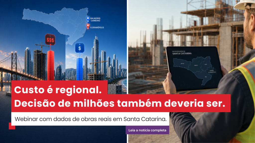 Custo é regional. Decisão de milhões também deveria ser.