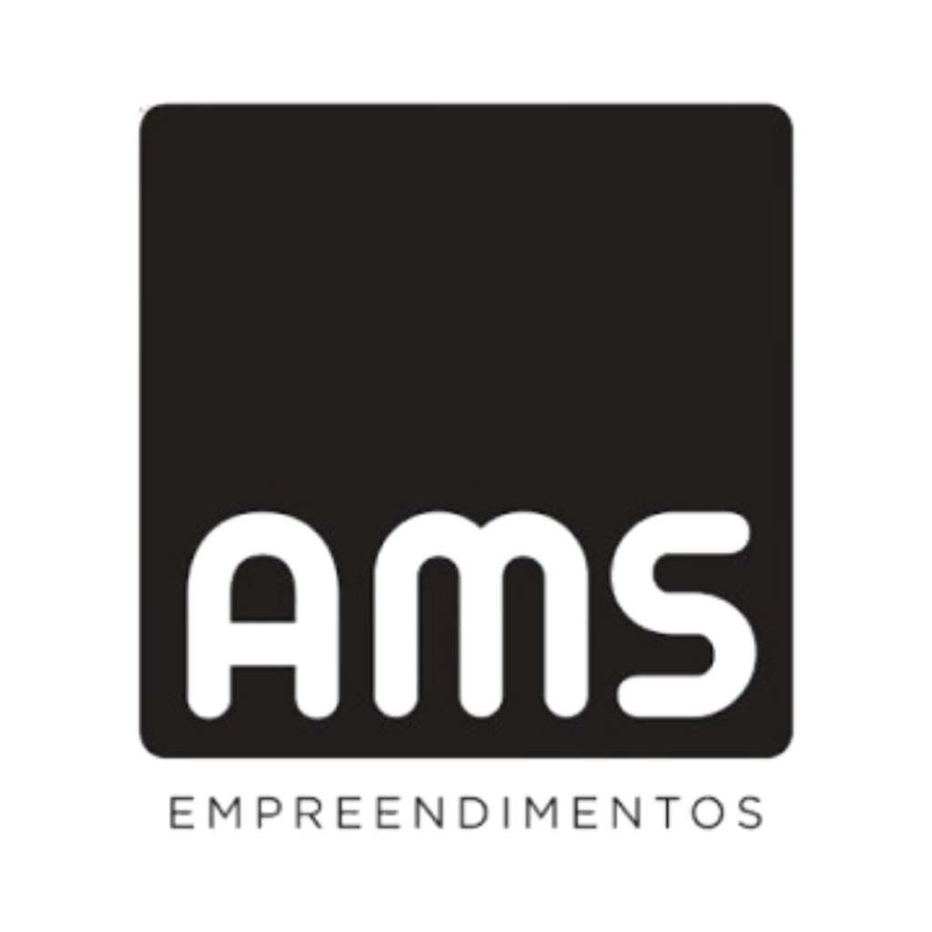 Logo AMS Empreendimentos, cliente da TÁTICO
